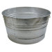 Galvanized Round Tubs - 73.97-qt. galvanized tub