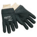 Premium Double-Dipped PVC Gloves - 14" black double-dippedpvc gloves jersey line