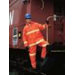 Fluorescent Orange Luminator 0.35 mm PVC And Polyester Rain Suit 