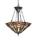 Classic Craftsman 3 Light Inverted Pendant