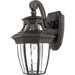 13" Georgetown Outdoor Wall Lantern in Imperial Bronze