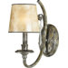 Kendra  Sconce in Mottled Silver