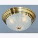 3 Light Melon Flush Mount
