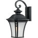 Norfolk Extra Large Wall Lantern in Mystic Black