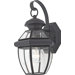 12.5" Newbury Outdoor Wall Lantern in Mystic Black