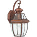 14" Newbury Outdoor Wall Lantern in Aged Copper