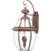 20" Newbury Outdoor   Wall Lantern in Aged Copper