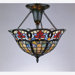 Hyacinth Tiffany Close-to-Ceiling Semi Flush Mount