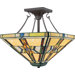 Finton 2 Light Semi Flush Mount
