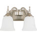 Tritan  Bathroom Wall Sconce in Brushed Nickel
