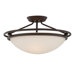 Quoizel Fixture 3 Light Semi Flush Mount