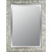 Vetreo Clouds Mirror in Brushed Nickel