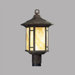 Weathered Bronze Arts & Crafts  Post Lantern