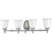 Victorian Polished Chrome Strip Light