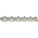 Crystal Cut Glass Polished Chrome Vanity Light