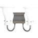 Lockwood Aged Pewter  Vanity Light