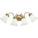 Polished Brass Wall Sconce 