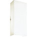 White Acrylic  Wall Sconce 
