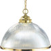 Prismatic Glass 1 Light Dome Pendant