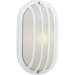 Polycarbonate Oval Incandescent Outdoor Lantern with Grill