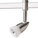 Illuma Flex Adjustable MR-11 Track  Head in Brushed Nickel with Red Glass