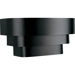 BlackTri Band Louver Wall Sconce