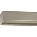 AlphaTrak Brushed Nickel Track Section