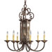 Drayton Hall 6 Light Candle Chandelier