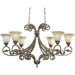 Le Jardin 6 Light Linear Chandelier