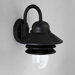 Newport II Black Single Light Plastic Outdoor Wall Lantern with Prismatic Acrylic Shade