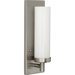One Light Wall Sconces in Brushed Nickel