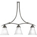 Trinity 3 Light Linear Chandelier
