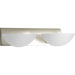 Scoop Two Light Bath Vanity in Brushed Nickel