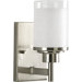 Alexa One Light Wall Bracket in Brushed Nickel