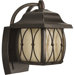 Montreux One Light Small Wall Lantern in Antique Bronze