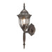 Westchester One Light Outdoor Up Wall Lantern in Painted Bronze