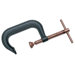 400-P Series C-Clamps - 404-p 0"-4-7/16" deep throat reg duty c-