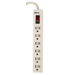 6-Outlet Power Strip with Right Angle Plug