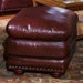 Aspen Leather Ottoman
