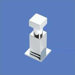 Square Bollard Single Hook