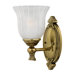 Francoise Wall Sconce in Burnished Brass