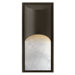 Cascade One Light Large Outdoor Wall Lantern with Alabaster Glass