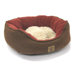 Pillow Soft Daydreamer Bolster Pet Bed in Dark Rust
