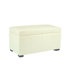 Lorenzo Leather Ottoman