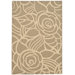 Courtyard Coffee/Sand Floral Rug