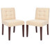 Chic Microfiber Parson Chair (Set of 2)
