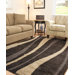 Florida Shag Dark Brown/Beige Rug