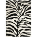 Florida Shag Ivory/Black Rug