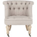 Little Tufted Fabric Slipper Chair