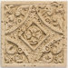 Accent Statements 4 1/4" x 4 1/4" Travertine Filigree Insert